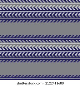 Christmas fair isle pattern design for fashion textiles, knitwear and graphics