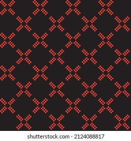 Christmas fair isle pattern design for fashion textiles, knitwear and graphics