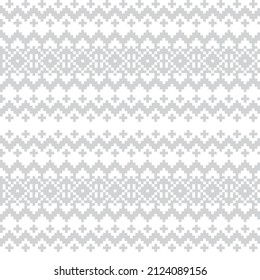 Christmas fair isle pattern design for fashion textiles, knitwear and graphics