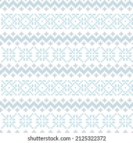 Christmas fair isle pattern design for fashion textiles, knitwear and graphics