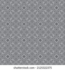 Christmas fair isle pattern design for fashion textiles, knitwear and graphics