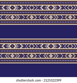 Christmas fair isle pattern design for fashion textiles, knitwear and graphics