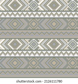 Christmas fair isle pattern design for fashion textiles, knitwear and graphics