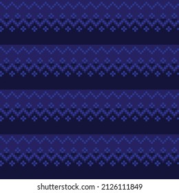 Christmas fair isle pattern design for fashion textiles, knitwear and graphics