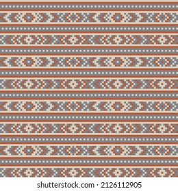 Christmas fair isle pattern design for fashion textiles, knitwear and graphics