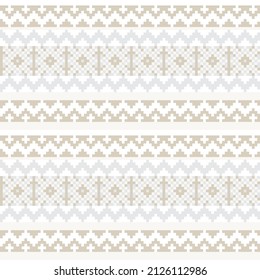 Christmas fair isle pattern design for fashion textiles, knitwear and graphics
