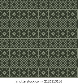 Christmas fair isle pattern design for fashion textiles, knitwear and graphics
