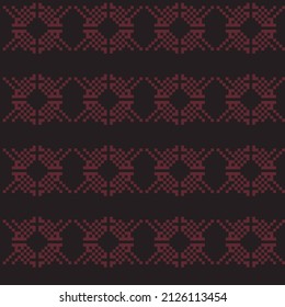 Diseño de patrones de isel de la feria navideña para textiles de moda, prendas de vestir y gráficos