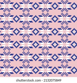 Christmas fair isle pattern design for fashion textiles, knitwear and graphics