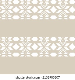 Christmas fair isle pattern design for fashion textiles, knitwear and graphics