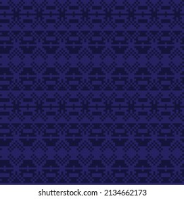 Christmas fair isle pattern design for fashion textiles, knitwear and graphics