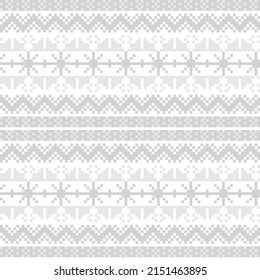 Christmas fair isle pattern design for fashion textiles, knitwear and graphics