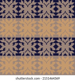 Christmas fair isle pattern design for fashion textiles, knitwear and graphics