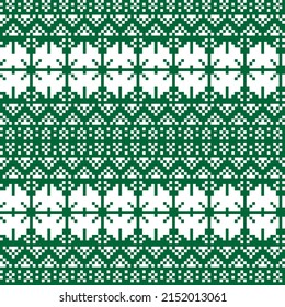 Christmas fair isle pattern design for fashion textiles, knitwear and graphics