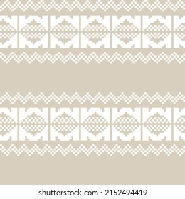 Christmas fair isle pattern design for fashion textiles, knitwear and graphics