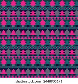 Navidades fair isle diseño de patrones para textiles de moda, prendas de punto y gráficos