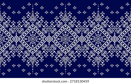 Christmas fair isle pattern design for fashion textiles, knitwear and graphics