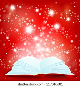 Christmas fairytale, vector background