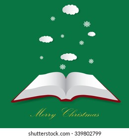 Christmas fairytale, vector background