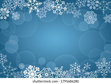 Christmas falling snow vector isolated on dark background. Snowflake. Realistic falling snowflakes isolated