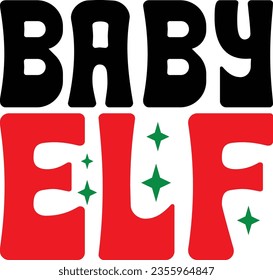 christmas family retro svg design and eps file