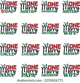 christmas family svg design bundle and eps file