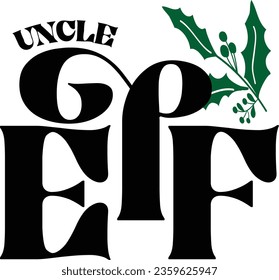 christmas family svg design and eps file