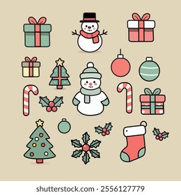 Christmas festival background Contains items that refer to Christmas