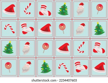 christmas festival have a hat candy cane sock christmas tree lollipop