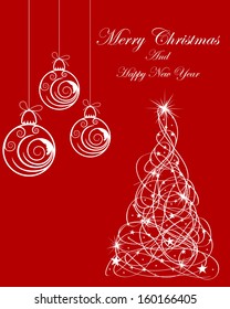 Christmas  festive background. EPS 10 Vector illustration  with transparency and meshes.