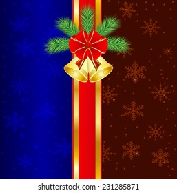 christmas festive background,  vector  illustration