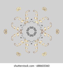 Christmas festive background. Vector illustration. Snowflake decoration.