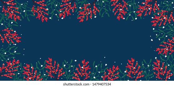 Christmas festive pattern and greeting card