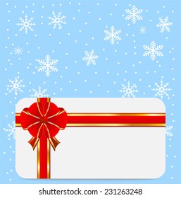 christmas festive postal,  vector  illustration