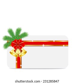 christmas festive postal,  vector  illustration