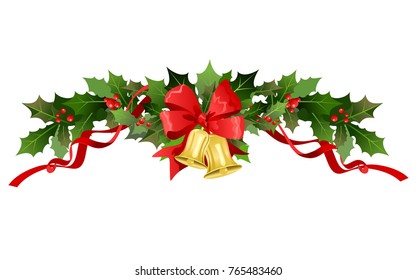 88,482 Christmas ribbon holly Images, Stock Photos & Vectors | Shutterstock