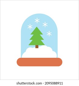 christmas fill icon vector illustration