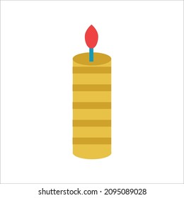 christmas fill icon vector illustration