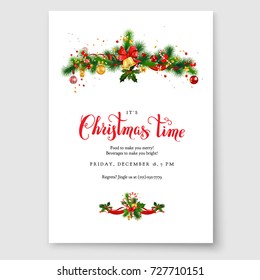 Christmas fir decoration
