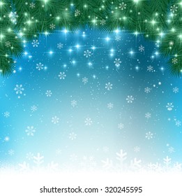 Christmas fir tree background