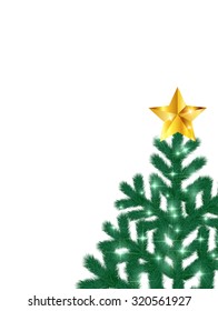 Christmas fir tree background