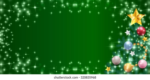 Christmas fir tree background