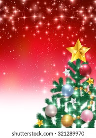Christmas fir tree background