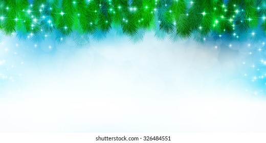 
Christmas fir tree background
