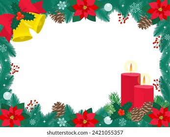 Weihnachtsbaumrahmen, Vektorgrafik