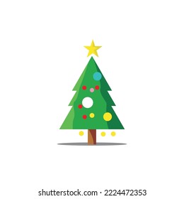 Christmas and fir tree icons for website and mobile application designs.