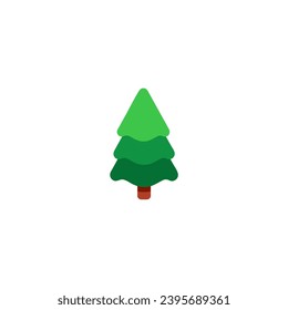 Christmas fir tree set vector vector