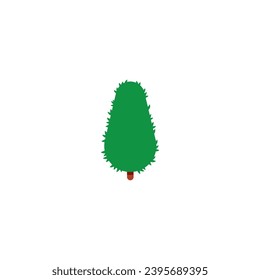 vector de juego de abetos de Navidad feliz
