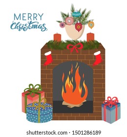 Fireplace Cartoon Images Stock Photos Vectors Shutterstock