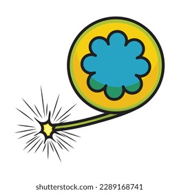 Christmas firework vector icon.Color vector icon isolated on white background christmas firework.